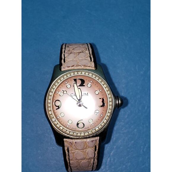 Limited Special Edition Corum Bubble Ladies Diamond MOP Watch 39.151.47 W/ Box - Picture 6 of 12